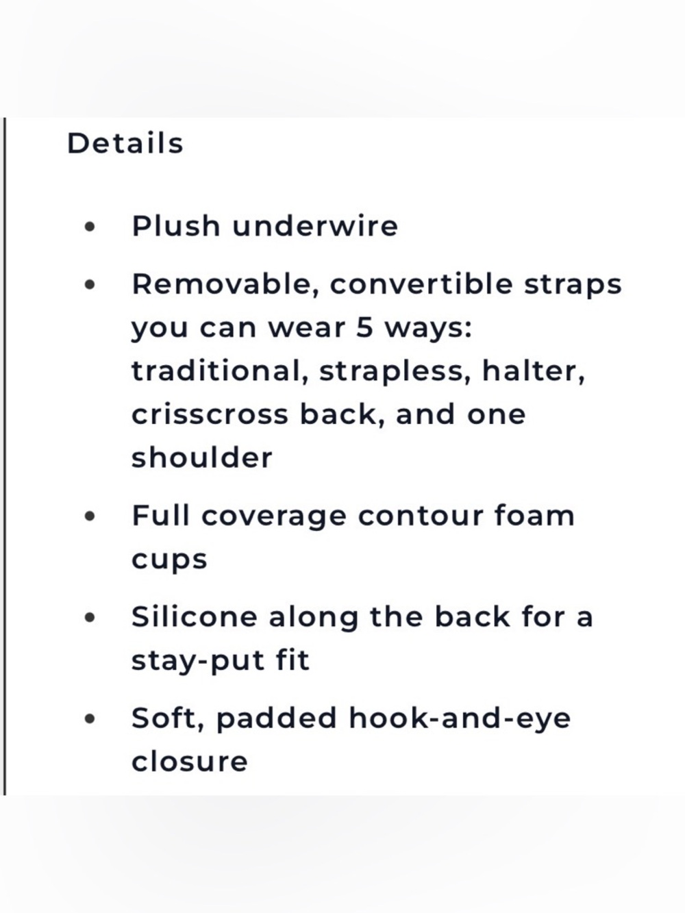 Soma Embraceable Strapless Bra, nude color, 36B - Picture 10 of 10